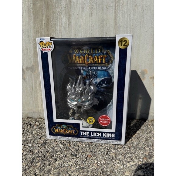 Funko Other - Funko Pop! World of Warcraft - Wrath of the Lich King Game Cover - Glow GameStop